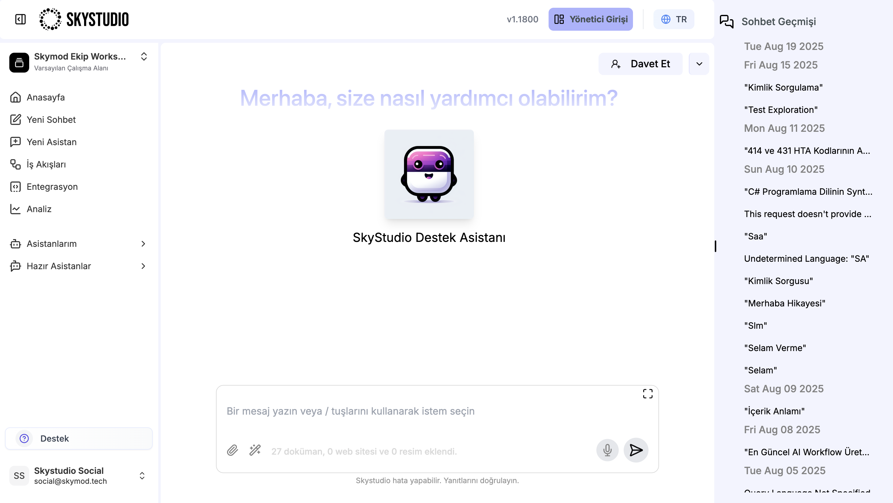 Skymod GenAI Platform